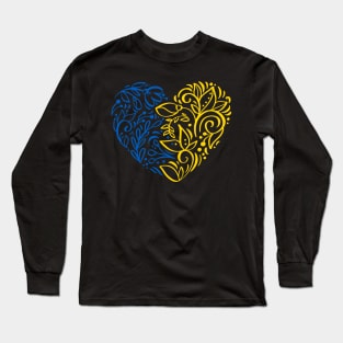 Ukrainian heart Long Sleeve T-Shirt